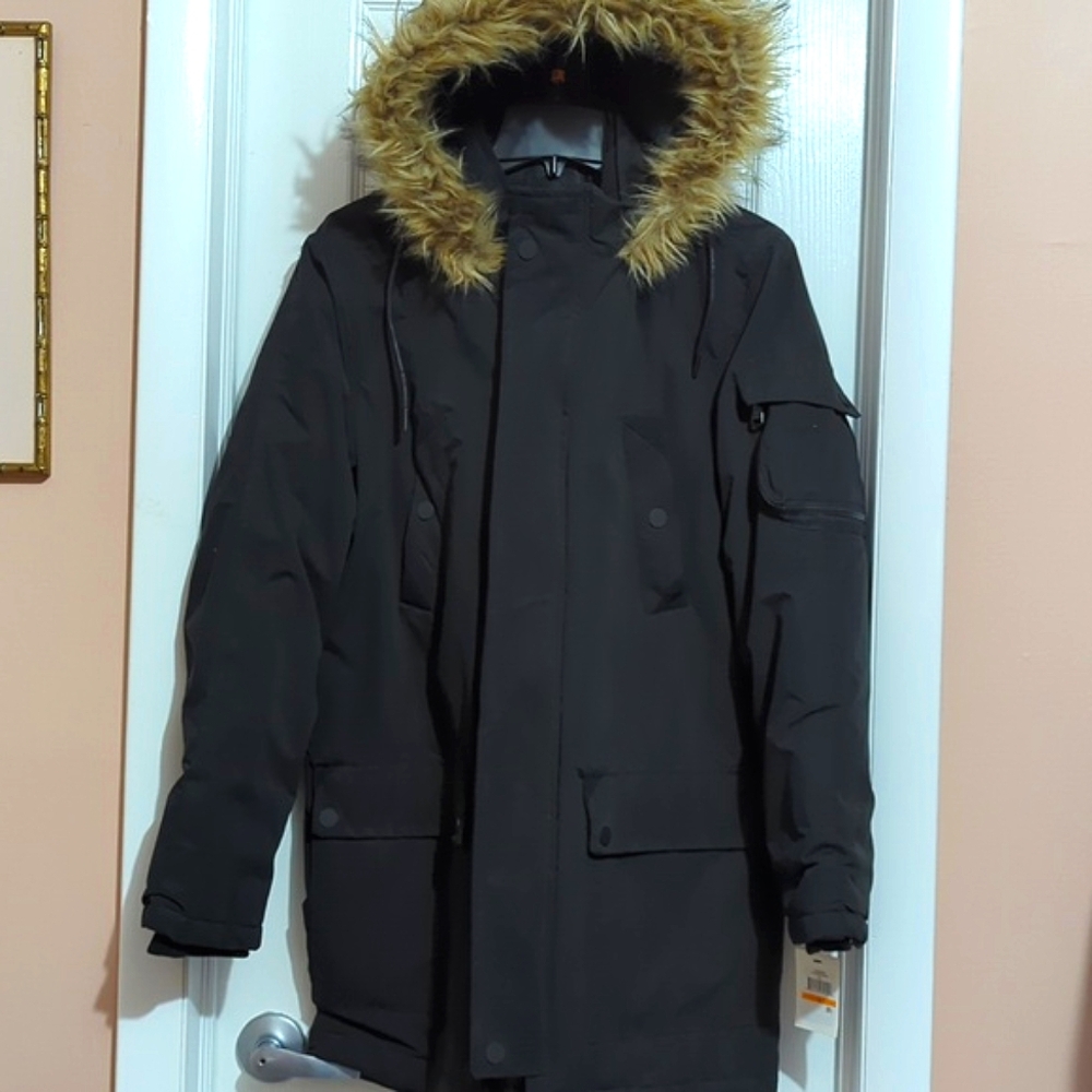 Marc New York Jacket by Andrew Marc. Men's Wilbur Parka, Black.  Size Small. NWT
